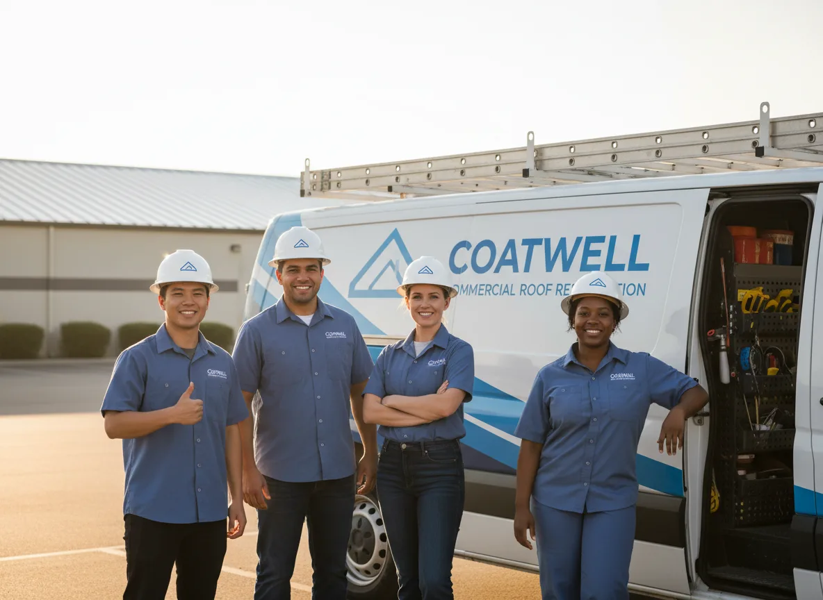 Commercial roof coating company in Chadwick, IL